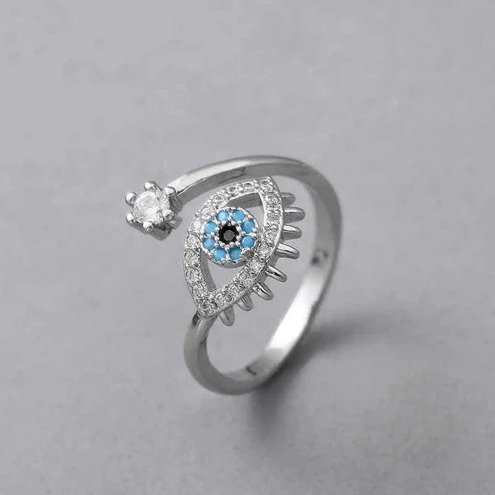 Evil Eye Ring Silver