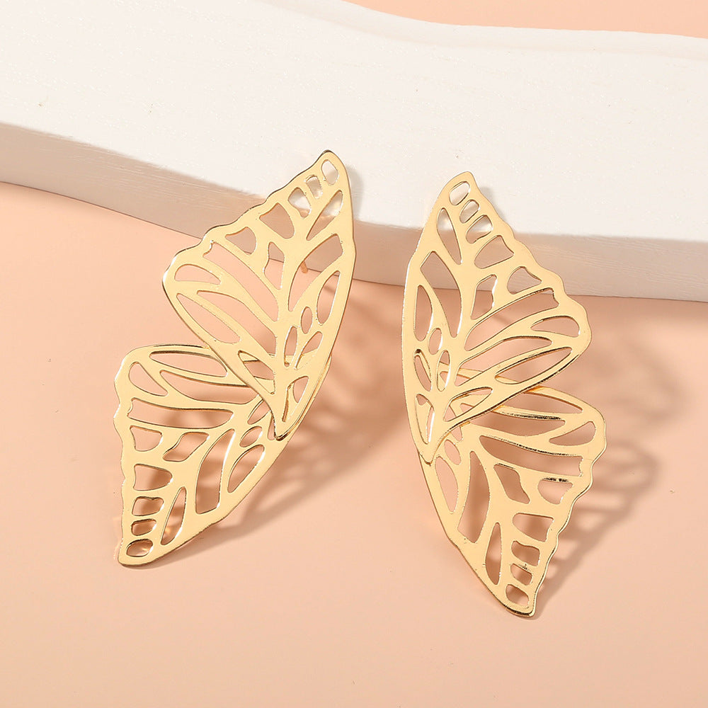 Overblown Butterfly Stud earrings